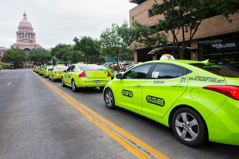 Green taxis vs electric rideshare in Austin